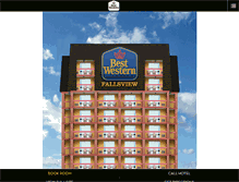 Tablet Screenshot of bestwesternfallsviewniagara.com